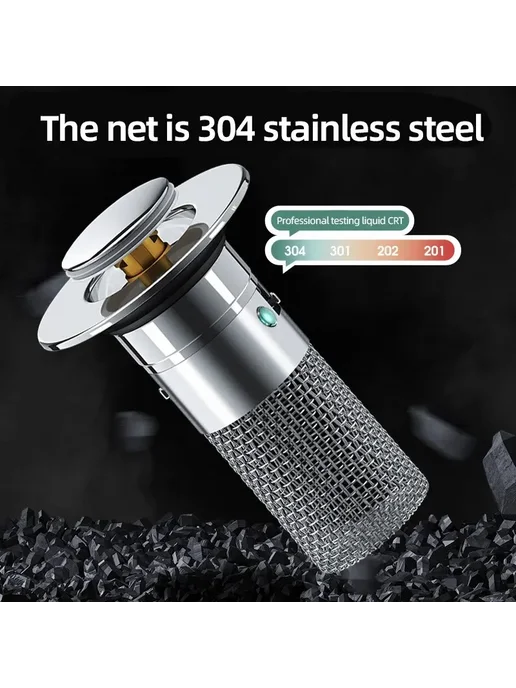Нет бренда Заглушка для умывальника нержавеющая сталь Plastic bounce co, вариант, фото 4