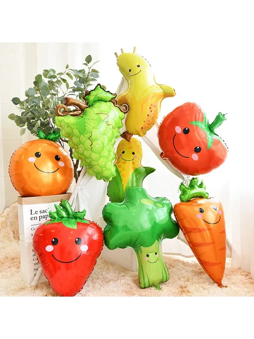 RIRAO Шары из фольги для фруктов и овощей Оранжевый, orange, оранжевый, фото 2