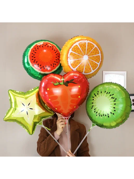 RIRAO Шары из фольги для фруктов и овощей Оранжевый, orange, оранжевый, фото 7