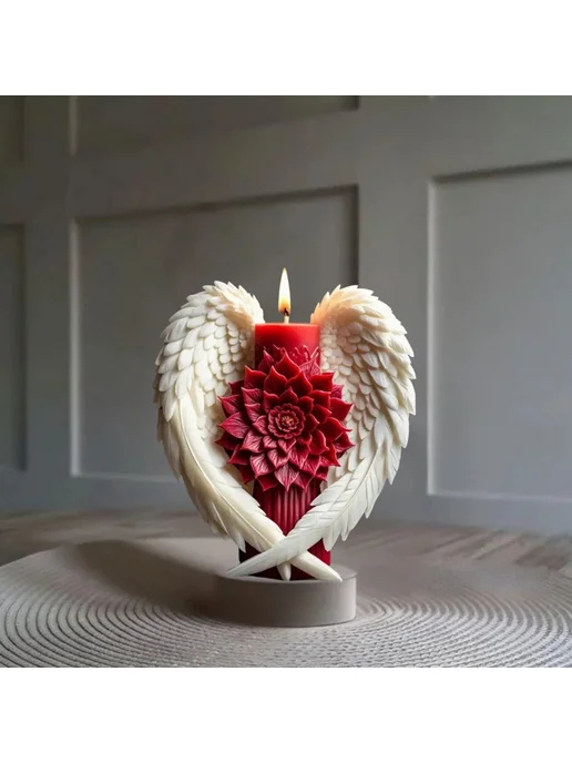Многоразовая форма 3D крылья ангела для свеч, мыла, DIY, вариант, фото 2