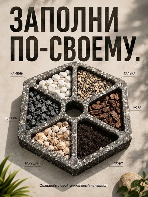 Газонная решетка георешетка 4шт, 4 шт, фото 5