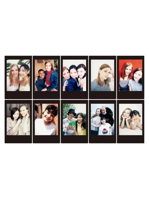 Картридж для камеры Colorfilm Instax Mini 10 pack Black Fram, черный, фото 3