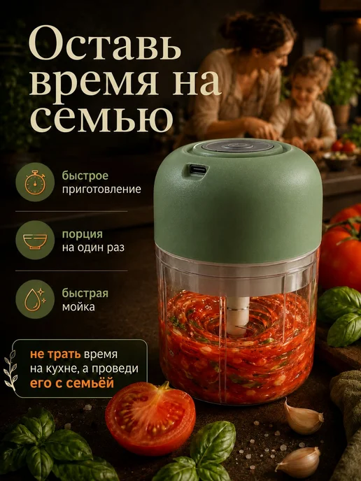 Блендер для детского питания и кухни, пюре и соусов, мини, вариант, фото 7