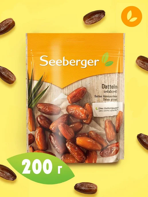 Финики сушеные Seeberger несульфитированные, 200г, 200 г