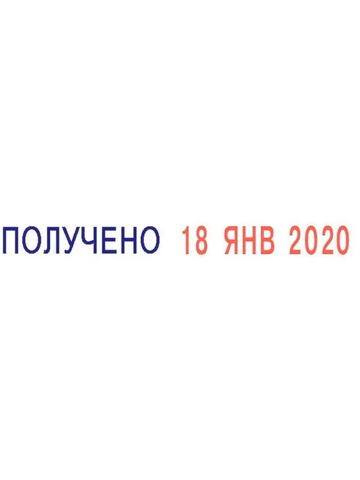 Датер-мини с 12 бухгалтерскими терминами автоматический плас, черный, фото 4