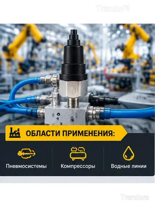 Реле давления QPM11-NC, 0,1–1,0 МПа, 1 8 дюйма, вариант, фото 6