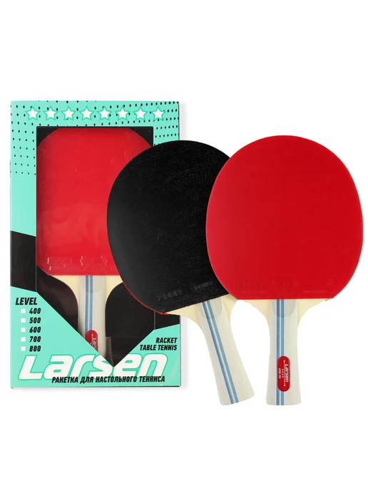Ракетка для пингпонга Larsen 400, ITTF Approved 1.7 мм, над, красный, фото 7