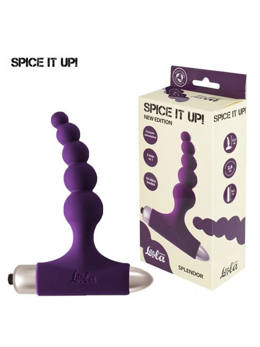 Набор Lola Games Анальная пробка с вибрацией Spice it up New, вариант, фото 2