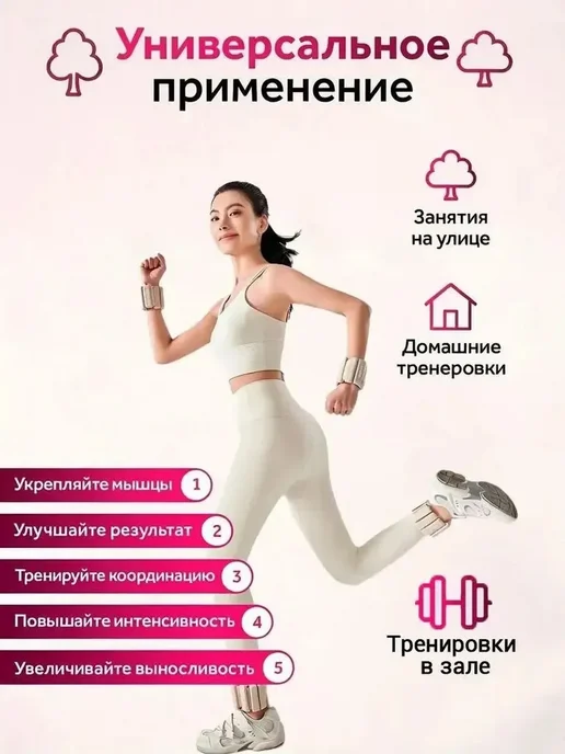 Утяжелители Happylife 0.25 кг, 250 г, фото 3