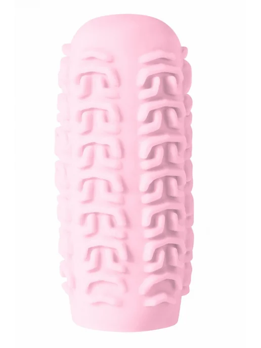 Двухсторонний мастурбатор закрытого типа MARSHMALLOW MAXI, розовый, фото 3