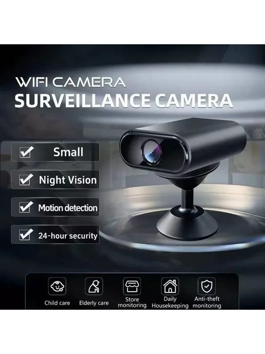 Мини-камера Wi-Fi 4K с ночным видением, вариант, фото 2