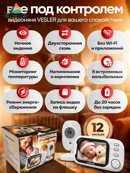 Детский монитор, вариант, фото 2
