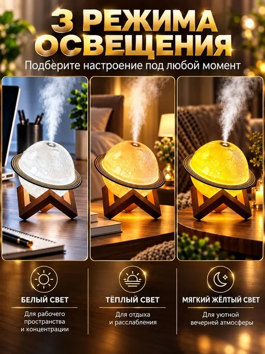 Портативный увлажнитель 200мл 190г, 200 мл, 190 г, фото 7