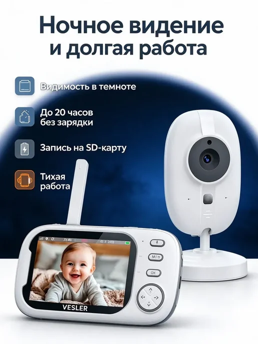 Детский монитор, вариант, фото 2