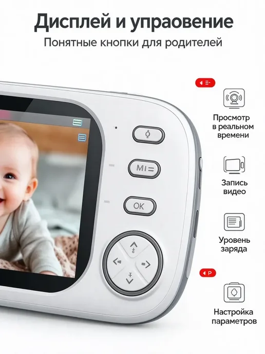 Детский монитор, вариант, фото 3