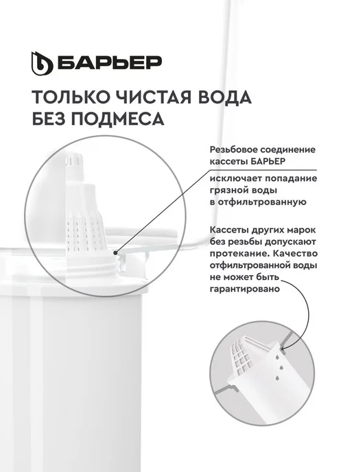 Фильтр для воды кувшин БАРЬЕР Аляска XS, компактная модель, белый, фото 8