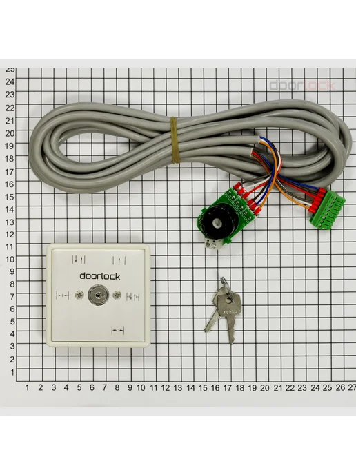 Переключатель режимов с ключом DOORLOCK FSS5 DLA200SL, вариант, фото 2