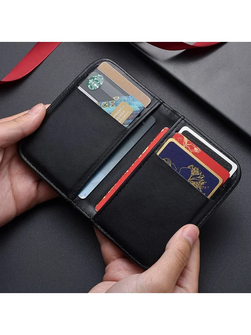 Картхолдер RFID черный, черный, фото 4