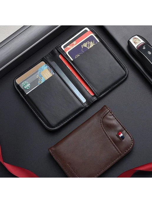 Картхолдер RFID черный, черный, фото 5