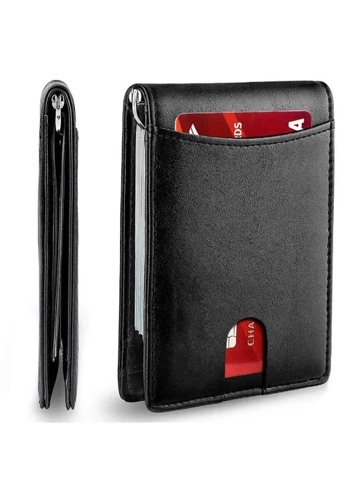 SMILEY SUNSHINE RFID-держатель кредитных карт, зажимы для денег Full Black, черный