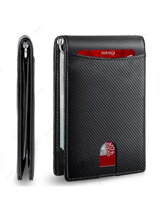 SMILEY SUNSHINE RFID-держатель кредитных карт, зажимы для денег Full Black, черный, фото 2