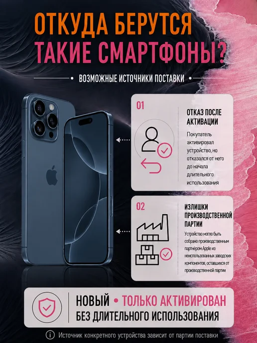 Смартфон Apple iPhone 15 Pro 8 ГБ, синий, фото 2