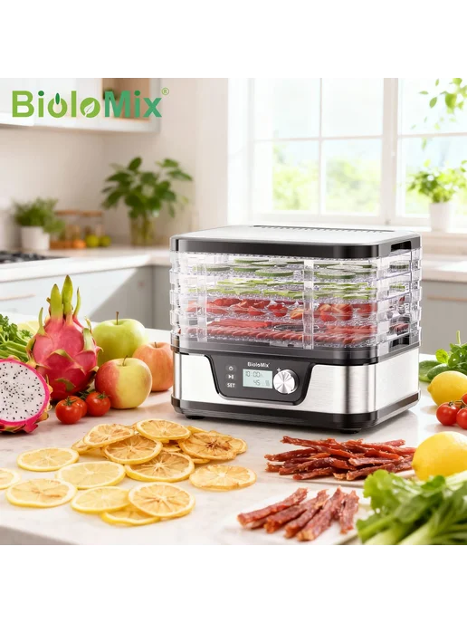 BIOLOMIX Дегидратор 10 л 5 лотков AU, 10 л, фото 2