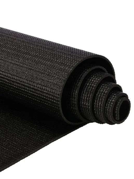 Коврик для фитнеса и йоги YM01PVCYOBlack 173 х 61 х 0,3 см, 173x61, фото 5