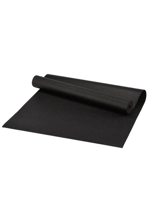 Коврик для фитнеса и йоги YM01PVCYOBlack 173 х 61 х 0,3 см, 173x61, фото 3