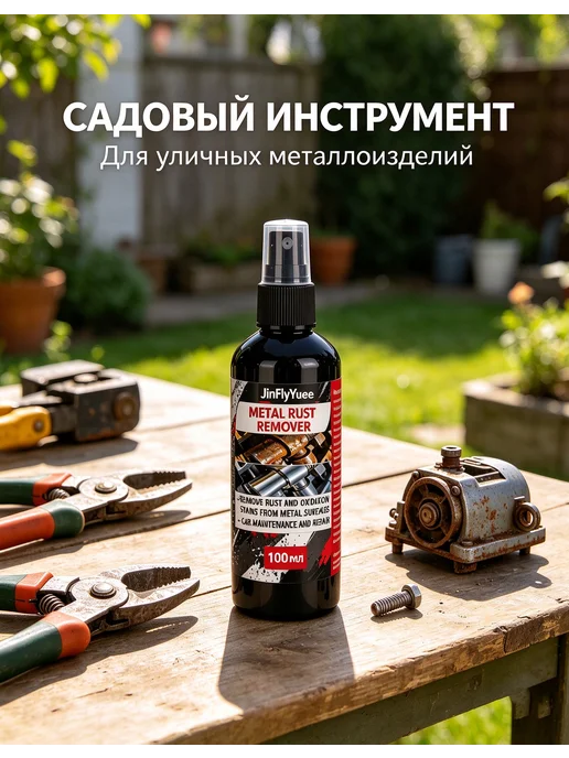 Очиститель ржавчины спрей 100 мл, готовый раствор, 100 мл, фото 5