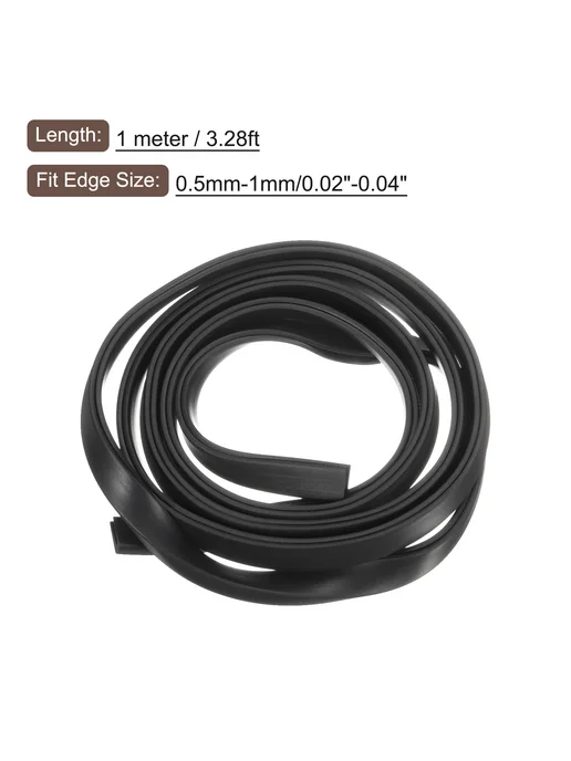 UXCELL Уплотнительная лента резиновая 8x18mm, 2M, вариант, фото 3