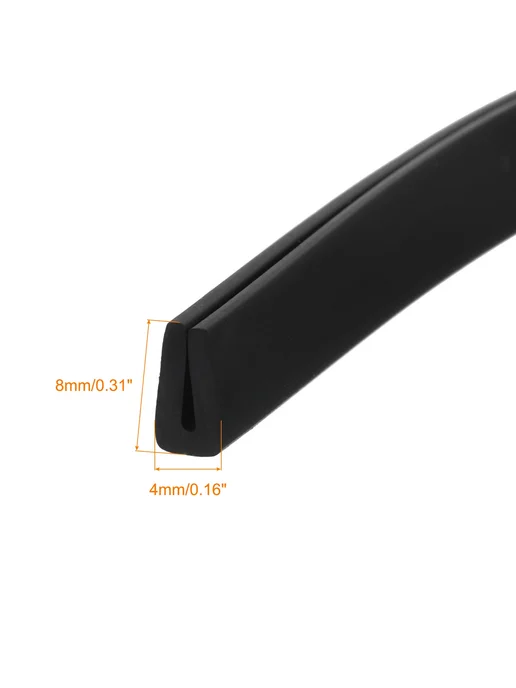 UXCELL Уплотнительная лента резиновая 8x18mm, 2M, вариант, фото 4