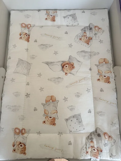 EvaKids Матрас пеленальный двухсторонний 50х70 см, 50x70 см, фото 3