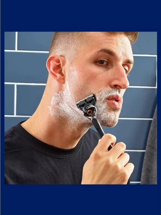 GILLETTE Мужской подарочный набор кассеты Proglide и гель для бритья, 8 шт, фото 7