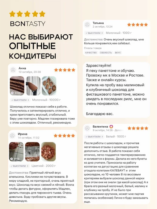 BON TASTY Шоколад кондитерский молочный без сахара 34% 1 кг, 250 г, фото 7