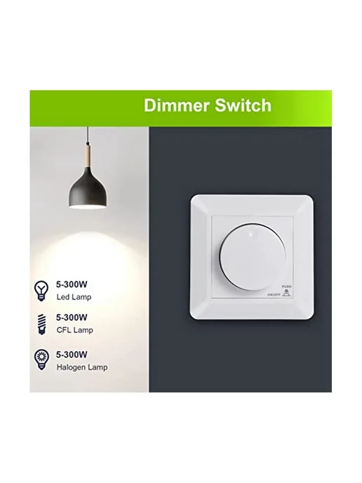 Диммер скрытого монтажа для LED, 5–300 Вт, 300 Вт, фото 4