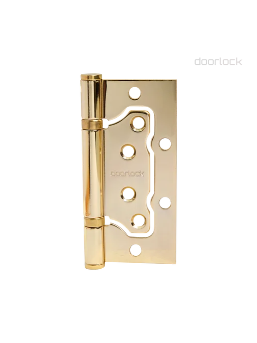 Doorlock Петля карточная без врезки H100 76 2BB PB латунь, желтый