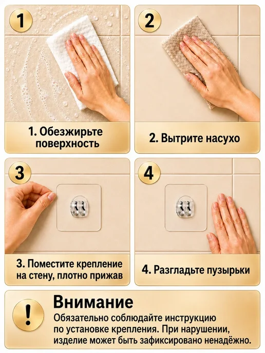Полка для ванной настенная без сверления, серый, фото 4
