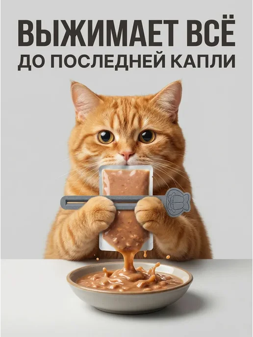 Пресс для влажного корма давилка кошек, вариант, фото 6