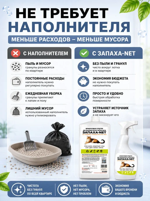 Нейтрализатор запаха мочи и меток животных Запаха-Net 5л. дл, 5 л, фото 6