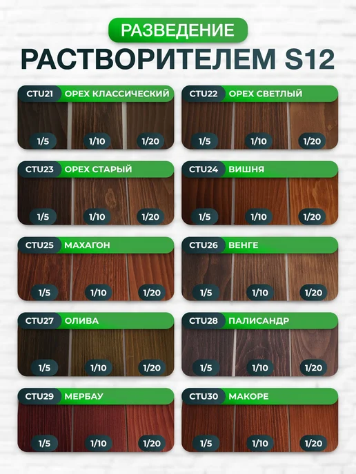 Профессиональная морилка краситель для дерева концентрат, 500 мл, фото 8
