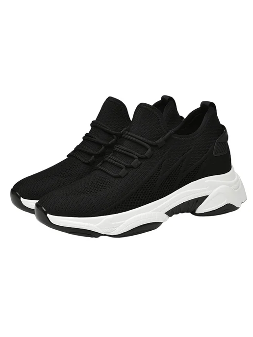 Elevateshoes мужские кроссы для бега черные 37, черный, фото 3