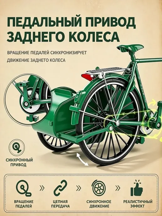 Модель трехколесного велосипеда, вариант, фото 3