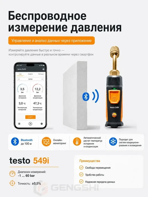 Беспроводной измеритель давления для трубопровода, вариант, фото 2