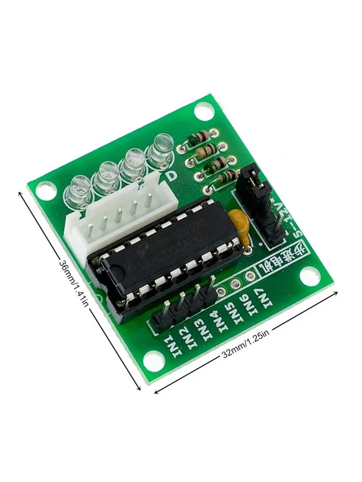 5V шагов мотор 28BYJ-48 + ULN2003 драйвер для Arduino, вариант, фото 6
