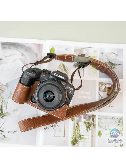 Нет бренда Чехол для фотоаппарата Canon EOS, зеленый, для Canon EOS R10, зеленый, фото 3