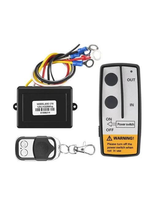 Лебедка Warn 12V 50ft с беспроводным пультом для ATV, вариант, фото 3