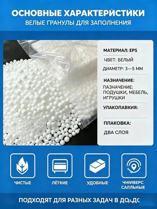 Наполнитель для кресла-мешка 20л, 20 л, фото 7