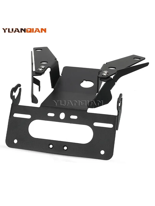 YUANQIAN Кронштейн номерного знака XADV для Honda X-ADV 750 2021-2026, черный, фото 3