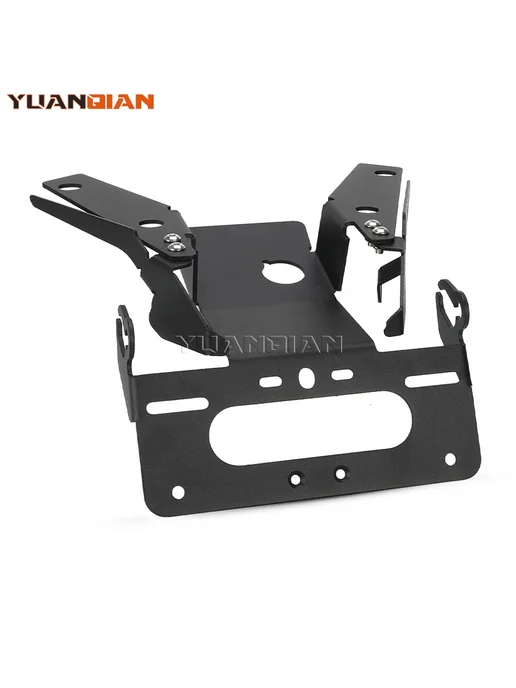 YUANQIAN Кронштейн номерного знака XADV для Honda X-ADV 750 2021-2026, черный, фото 4